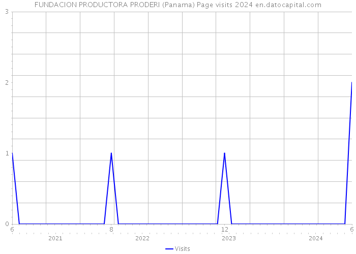 FUNDACION PRODUCTORA PRODERI (Panama) Page visits 2024 