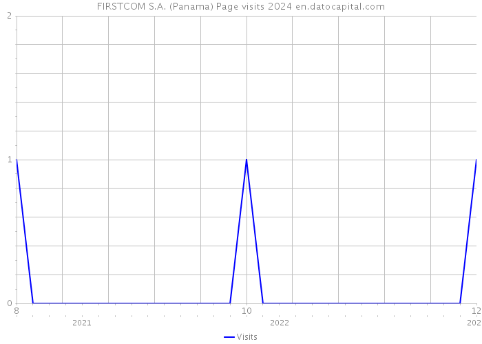 FIRSTCOM S.A. (Panama) Page visits 2024 