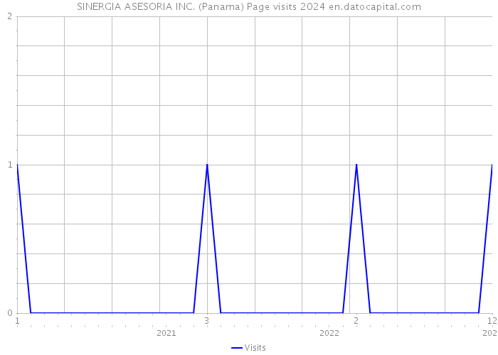 SINERGIA ASESORIA INC. (Panama) Page visits 2024 