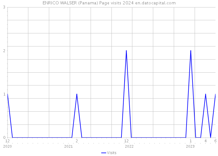 ENRICO WALSER (Panama) Page visits 2024 