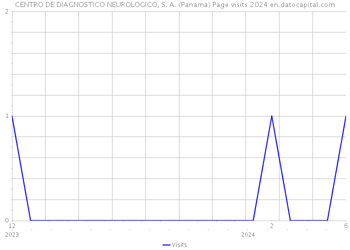 CENTRO DE DIAGNOSTICO NEUROLOGICO, S. A. (Panama) Page visits 2024 