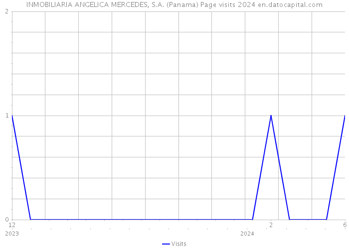 INMOBILIARIA ANGELICA MERCEDES, S.A. (Panama) Page visits 2024 