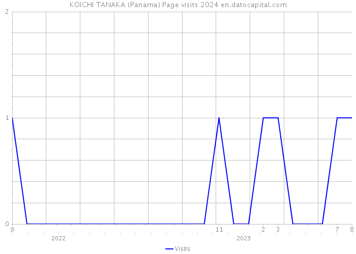 KOICHI TANAKA (Panama) Page visits 2024 