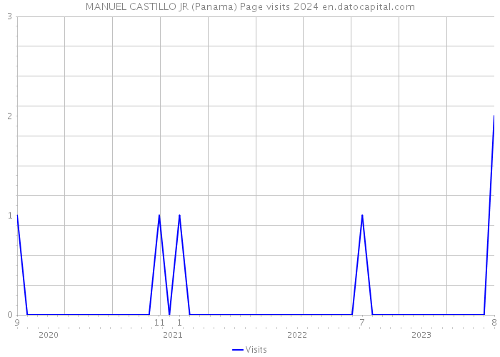 MANUEL CASTILLO JR (Panama) Page visits 2024 