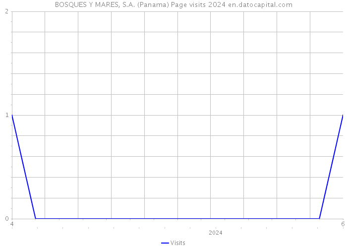 BOSQUES Y MARES, S.A. (Panama) Page visits 2024 