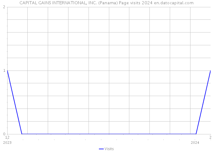 CAPITAL GAINS INTERNATIONAL, INC. (Panama) Page visits 2024 