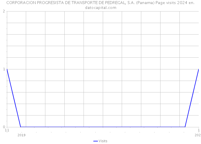 CORPORACION PROGRESISTA DE TRANSPORTE DE PEDREGAL, S.A. (Panama) Page visits 2024 