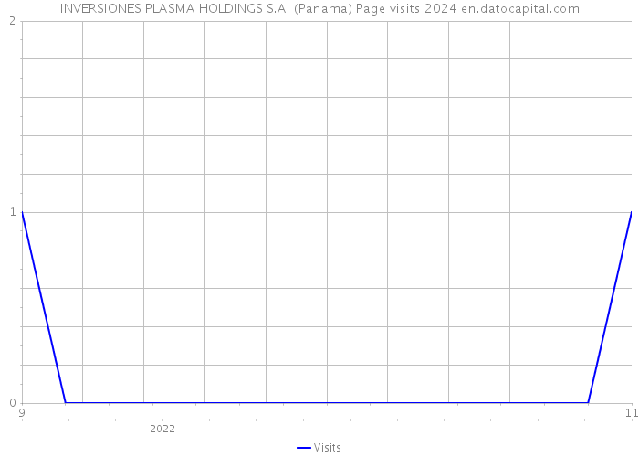INVERSIONES PLASMA HOLDINGS S.A. (Panama) Page visits 2024 