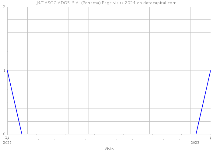 J&T ASOCIADOS, S.A. (Panama) Page visits 2024 