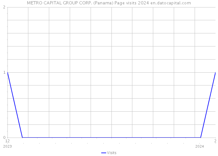 METRO CAPITAL GROUP CORP. (Panama) Page visits 2024 