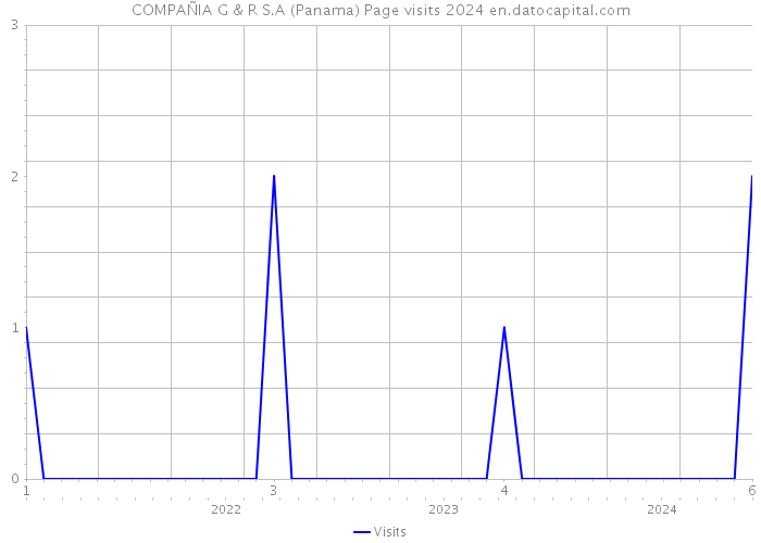 COMPAÑIA G & R S.A (Panama) Page visits 2024 