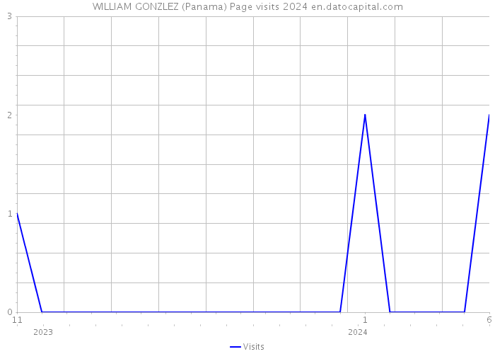 WILLIAM GONZLEZ (Panama) Page visits 2024 