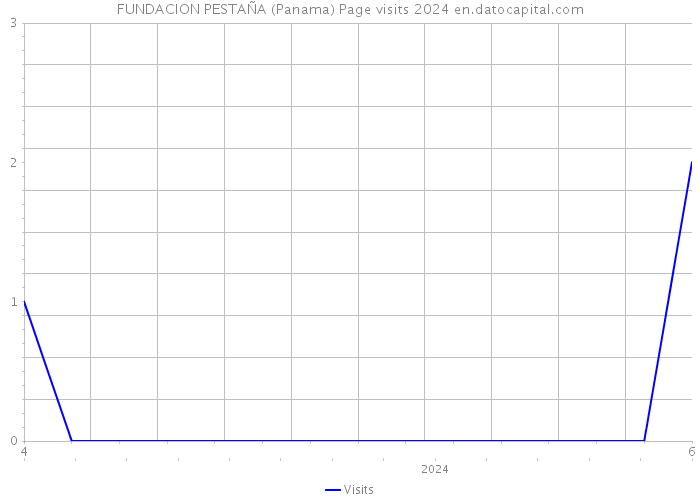 FUNDACION PESTAÑA (Panama) Page visits 2024 