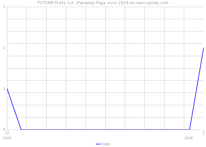 FUTURE PLAN, S.A. (Panama) Page visits 2024 