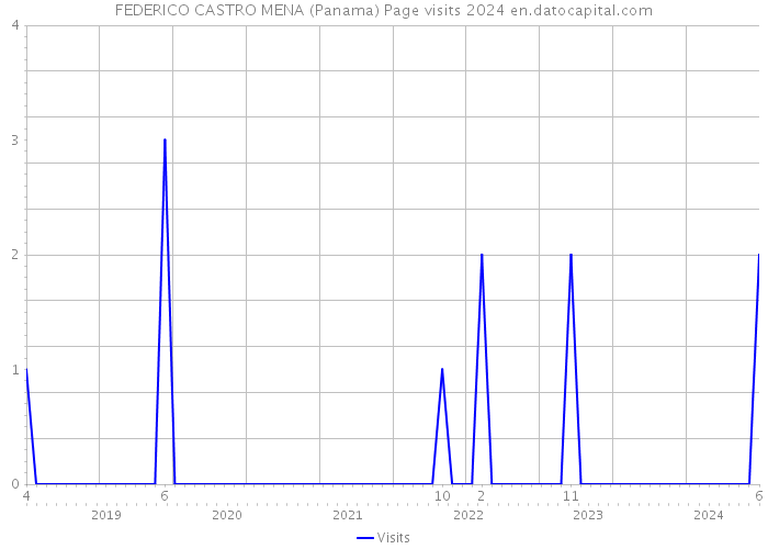 FEDERICO CASTRO MENA (Panama) Page visits 2024 