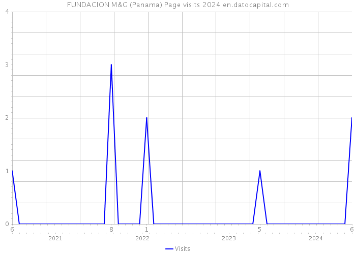 FUNDACION M&G (Panama) Page visits 2024 