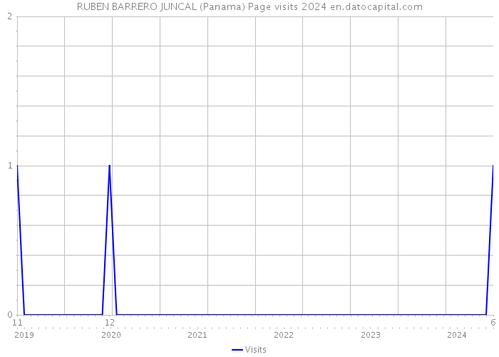 RUBEN BARRERO JUNCAL (Panama) Page visits 2024 