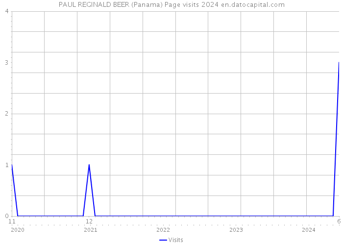 PAUL REGINALD BEER (Panama) Page visits 2024 