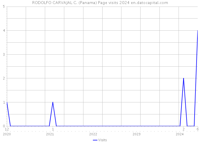 RODOLFO CARVAJAL C. (Panama) Page visits 2024 