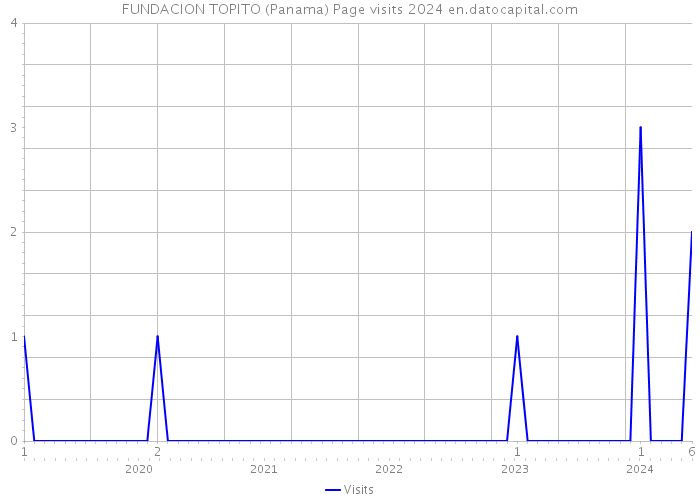 FUNDACION TOPITO (Panama) Page visits 2024 