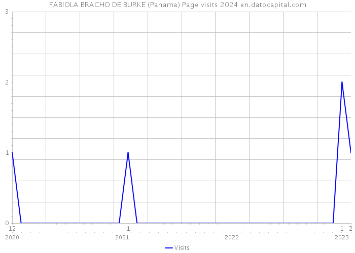 FABIOLA BRACHO DE BURKE (Panama) Page visits 2024 