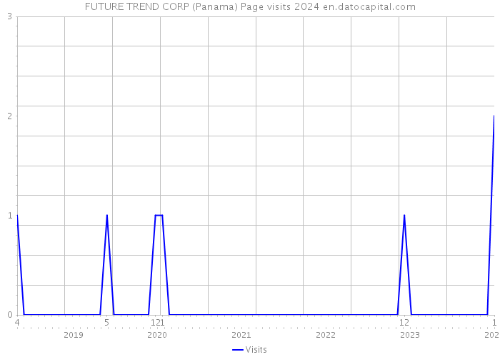 FUTURE TREND CORP (Panama) Page visits 2024 