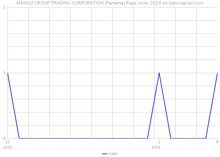 MANGO GROUP TRADING CORPORATION (Panama) Page visits 2024 
