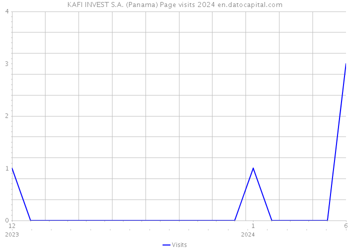 KAFI INVEST S.A. (Panama) Page visits 2024 