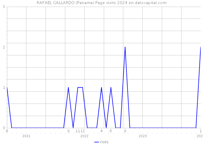 RAFAEL GALLARDO (Panama) Page visits 2024 