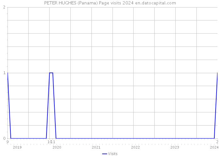 PETER HUGHES (Panama) Page visits 2024 