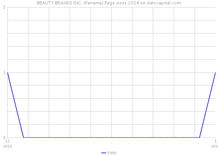 BEAUTY BRANDS INC. (Panama) Page visits 2024 