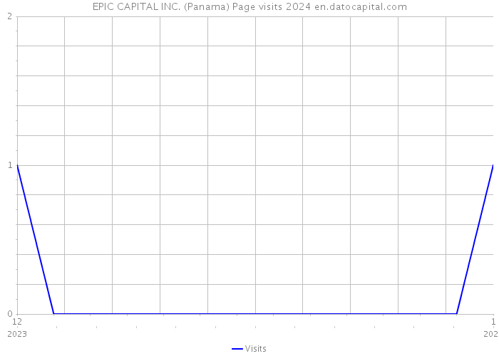 EPIC CAPITAL INC. (Panama) Page visits 2024 
