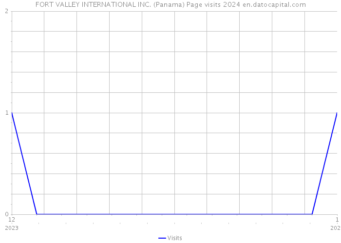 FORT VALLEY INTERNATIONAL INC. (Panama) Page visits 2024 