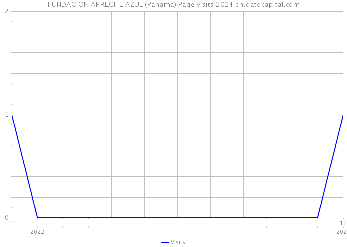 FUNDACION ARRECIFE AZUL (Panama) Page visits 2024 
