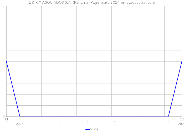 L & R Y ASOCIADOS S.A. (Panama) Page visits 2024 