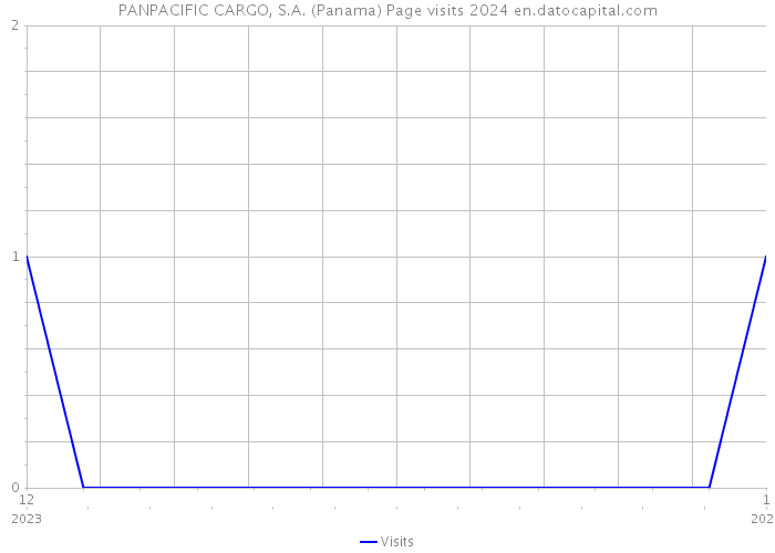 PANPACIFIC CARGO, S.A. (Panama) Page visits 2024 