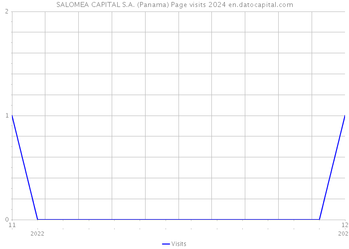 SALOMEA CAPITAL S.A. (Panama) Page visits 2024 