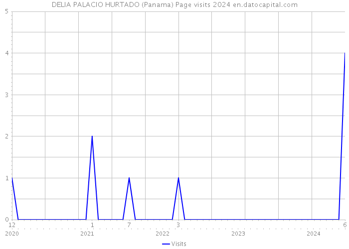 DELIA PALACIO HURTADO (Panama) Page visits 2024 