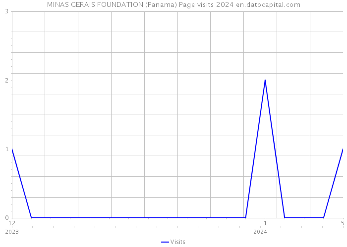 MINAS GERAIS FOUNDATION (Panama) Page visits 2024 