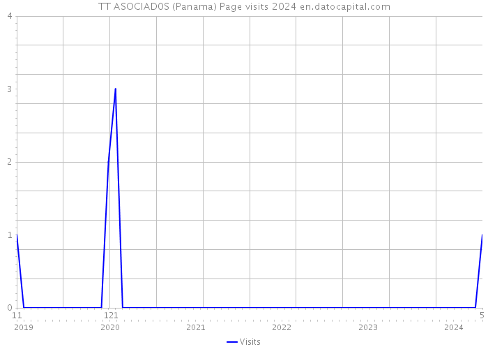 TT ASOCIAD0S (Panama) Page visits 2024 