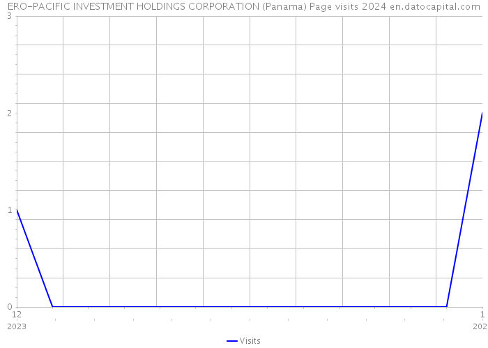 ERO-PACIFIC INVESTMENT HOLDINGS CORPORATION (Panama) Page visits 2024 
