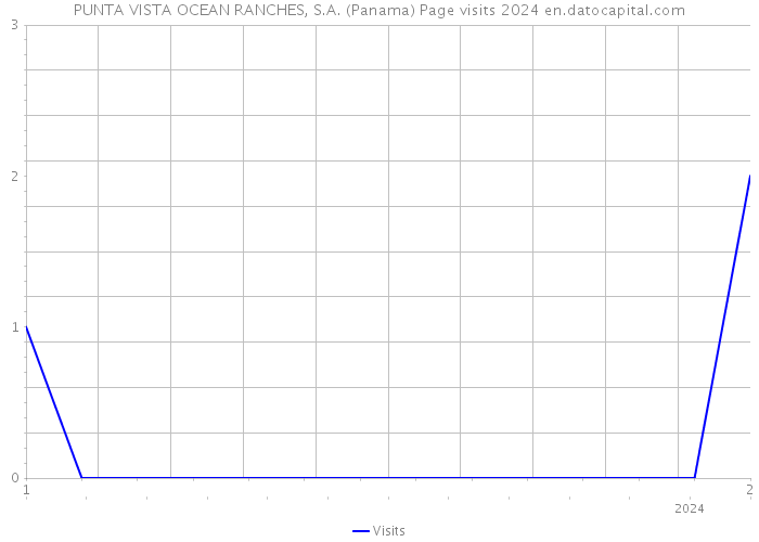 PUNTA VISTA OCEAN RANCHES, S.A. (Panama) Page visits 2024 