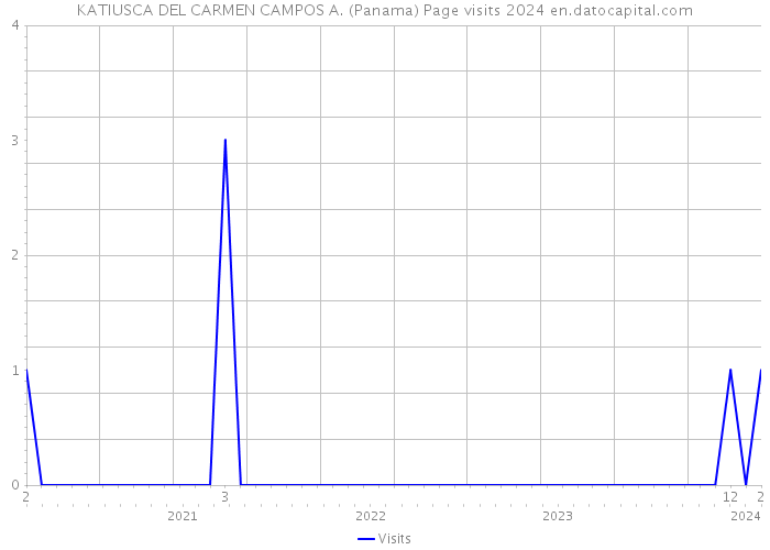 KATIUSCA DEL CARMEN CAMPOS A. (Panama) Page visits 2024 