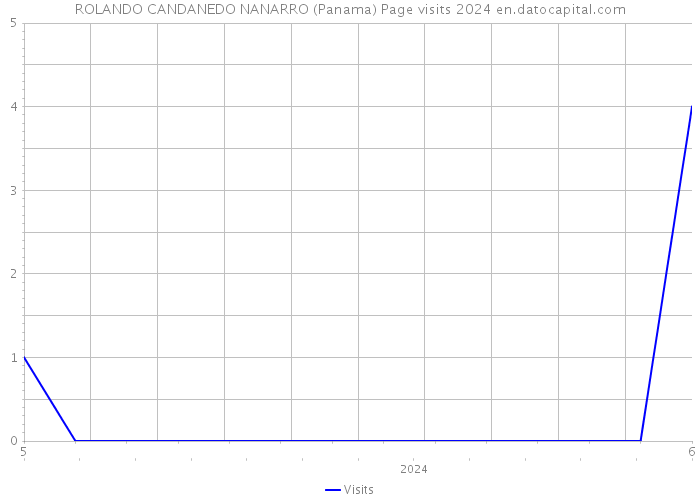 ROLANDO CANDANEDO NANARRO (Panama) Page visits 2024 