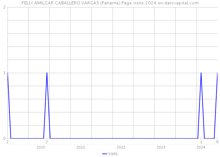 FELIX AMILCAR CABALLERO VARGAS (Panama) Page visits 2024 