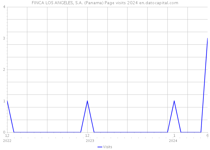 FINCA LOS ANGELES, S.A. (Panama) Page visits 2024 