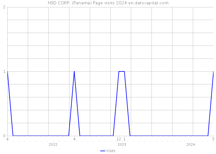 NSD CORP. (Panama) Page visits 2024 