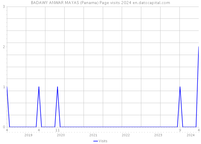 BADAWY ANWAR MAYAS (Panama) Page visits 2024 