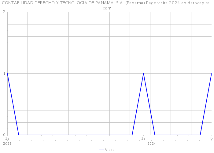 CONTABILIDAD DERECHO Y TECNOLOGIA DE PANAMA, S.A. (Panama) Page visits 2024 