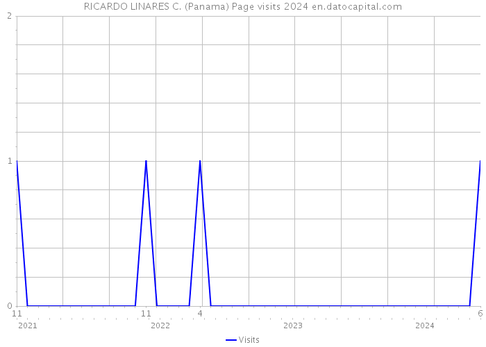 RICARDO LINARES C. (Panama) Page visits 2024 